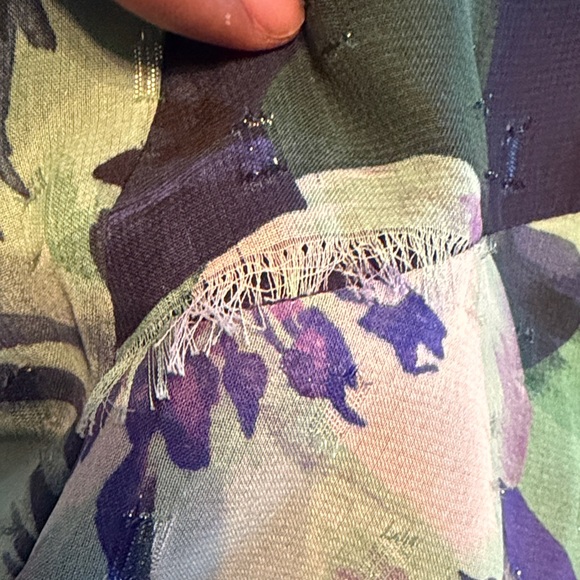 Eliza J Floral Tiered Maxi Dress - Blue and Purple - Picture 14 of 14